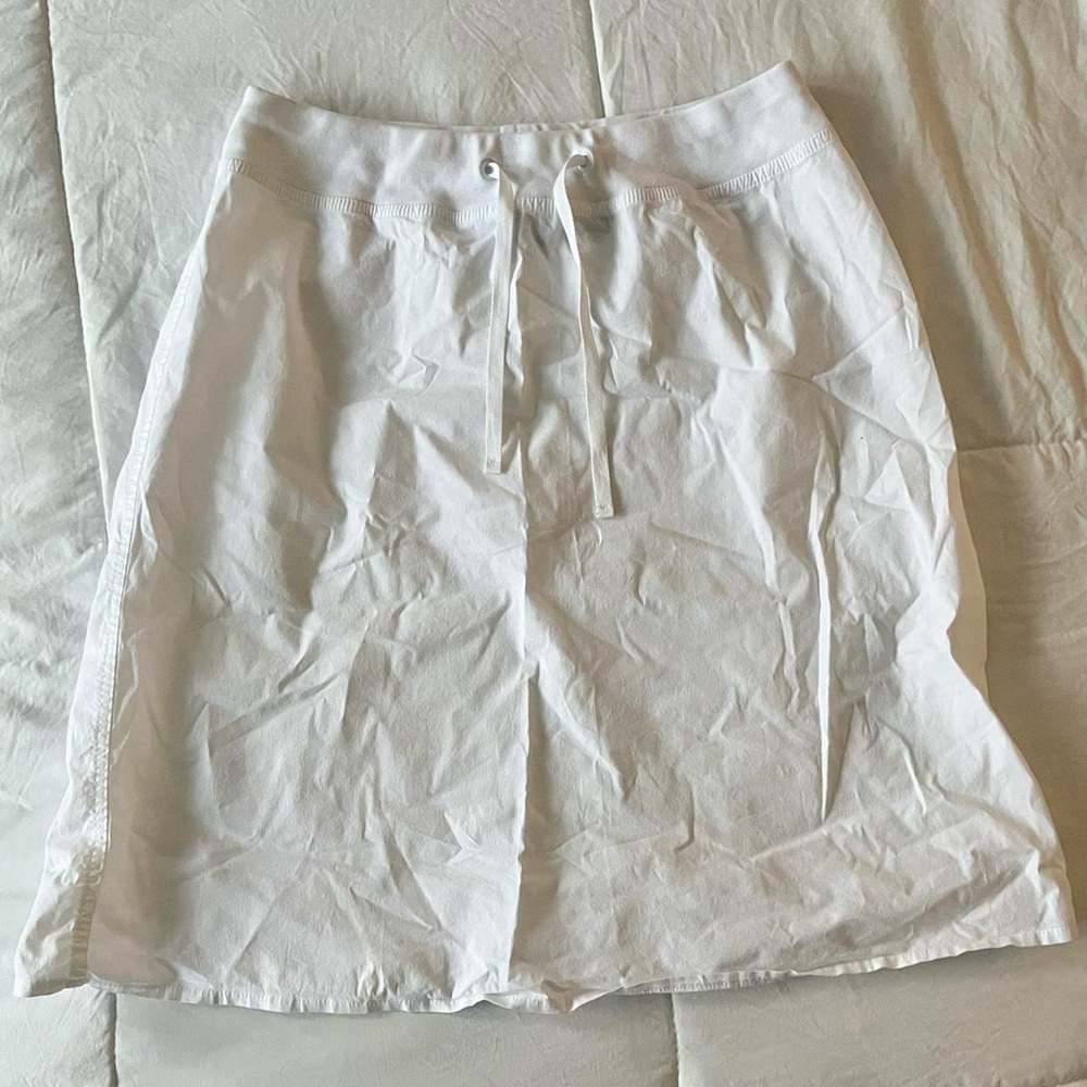 vintage white midi skirt